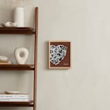 "Modern Heart Snapshot Mix® Warm Tones" - Framed Photo in Rustique by Minted - In a Room