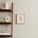 "Bear with Flowers" - Art Print in Tan by Vivian Yiwing - In a Room