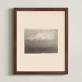 "Pilvi I" - Art Print in Vintage Grey by jinseikou - Framed
