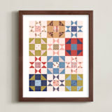 "Howdy Partner 1" - Art Print in Multi by Gabrielle Neil - Framed