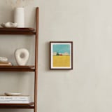 "Playing Field" - Art Print in straw by sue prue - In a Room