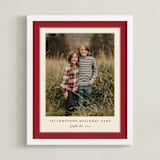 "Ribbon Frame: Portrait Framed Photo" - Framed Photo in Cranberry by Carolyn MacLaren - Framed