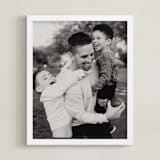 "The Big Picture: Father's Day Framed Photo" - Framed Photo in White by Minted - Framed