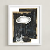"Hovering Union" - Art Print in Black by Misty Hughes - Framed