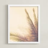 "Golden Palm Tree" - Art Print in Golden by Wilder California - Framed