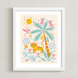 "Jungle" - Art Print in Melted milk by Igor - Framed