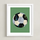 "Let's Play! 3" - Art Print in Grass by Alethea and Ruth - Framed