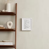 "Your Text: Custom Print " - Custom Print in Black by Minted - In a Room