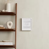 "Our Vows: Custom Foil Print" - Custom Foil Print in Silver by Minted - In a Room