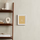 "Lost In A Book From Disney's Beauty and the Beast" - Art Print in Buttermilk by Britt Mills - In a Room