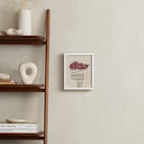 "Bowl of figs" - Art Print in ripen figs burgundy by Bethania Lima - In a Room