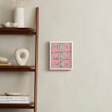 "Angst" - Art Print in Pastel Pink by Frances Sousa - In a Room
