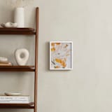 "Painted Peonies" - Art Print in Orange by Tanya Val - In a Room