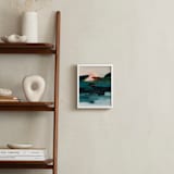 "Curacao" - Art Print in Turquoise blue by Caryn Owen - In a Room
