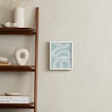 "River of Dots" - Art Print in light blue by Jorey Hurley - In a Room