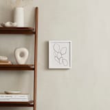 "Cactus Line Drawing" - Art Print in dusty white by Amanda Phelps - In a Room