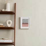 "Color Streak" - Art Print in Dusty Rose by Kiersten Garner - In a Room
