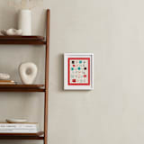 "Alphabet Friends" - Art Print in Red by ERAY - In a Room