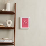 "Love is in the Air!" - Art Print in Amaranth by ERAY - In a Room