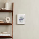 "Folk Whales" - Art Print in Mint by Hannah Williams - In a Room