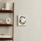 "Collage letter C" - Art Print in Cyan Crescent by Kiana Lee - In a Room