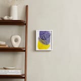 "Skeleton Petals 2" - Art Print in Violet by Maggie Ramirez Burns - In a Room