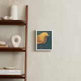 "Yellow Eames Rocker" - Art Print in Yellow by Laura Browning - In a Room