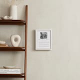 "Brush Stroke Obituary Print" - Custom Print in White by Jackie Crawford - In a Room