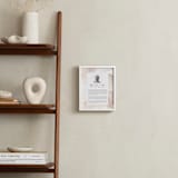 "Flow Obituary Print" - Custom Print in Blush by Creo Study - In a Room