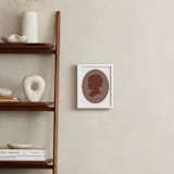"Cameo Tonal Silhouette: Custom Print" - Custom Print in Rustique by Minted - In a Room