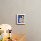 "Butterfly Dream" - Art Print in Cobalt Blue by Eunmee Studio - In a Room