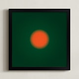 "Sun in the dust. Variations 4" - Art Print in Vintage green by Arash Fattahi Acosta - Framed