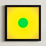 "Sun in the dust. Variations 3" - Art Print in Yellow Sky by Arash Fattahi Acosta - Framed