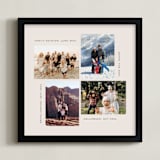 "Four Photo: Square Framed Photo" - Framed Photo in Cream by Mary Kay Garttmeier - Framed