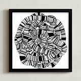 "Sandworm 1" - Art Print in Black by Jaime Derringer - Framed