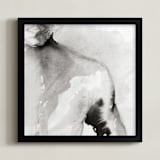 "As You Are" - Art Print in Quiet Gray by Karen Kaul - Framed