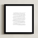 "Arrows" - Art Print in ebony by Waldo Press - Framed