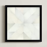 "quilt block 03" - Art Print in Green Spring by Leanne Friedberg - Framed