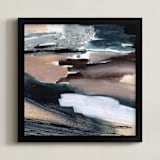 "Stormy Summer" - Art Print in stormy sky by Lauren Packard - Framed