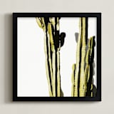 "Green Guy" - Art Print in Green by Kimberly Young - Framed