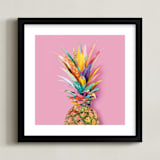 "Pineapple Crown" - Art Print in Vibe by EttaVee - Framed