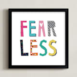 "FearLess" - Art Print in Bright by Rebecca Humphreys - Framed