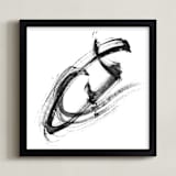 "Vesper" - Art Print in Black by Misty Hughes - Framed