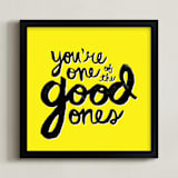"The Good Ones" - Art Print in Highlighter by Melissa Egan of Pistols - Framed