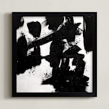 "Feeling in Black and White" - Art Print in Feeling by Ilze Lucero - Framed