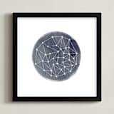"Constellation" - Art Print in Midnight by Annie Clark - Framed