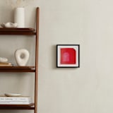 "Taking Shape" - Art Print in Apple by Kamala Nahas - In a Room