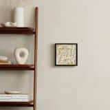 "Ochre Eucalyptus I" - Art Print in Mustard by Tanya Lee Design - In a Room
