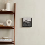 "Paper Napkin Panorama II" - Art Print in Charcoal by Shannon Kohn - In a Room