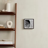 "Curve Bench Geometric IIII" - Art Print in tonal grey by Van Tsao - In a Room